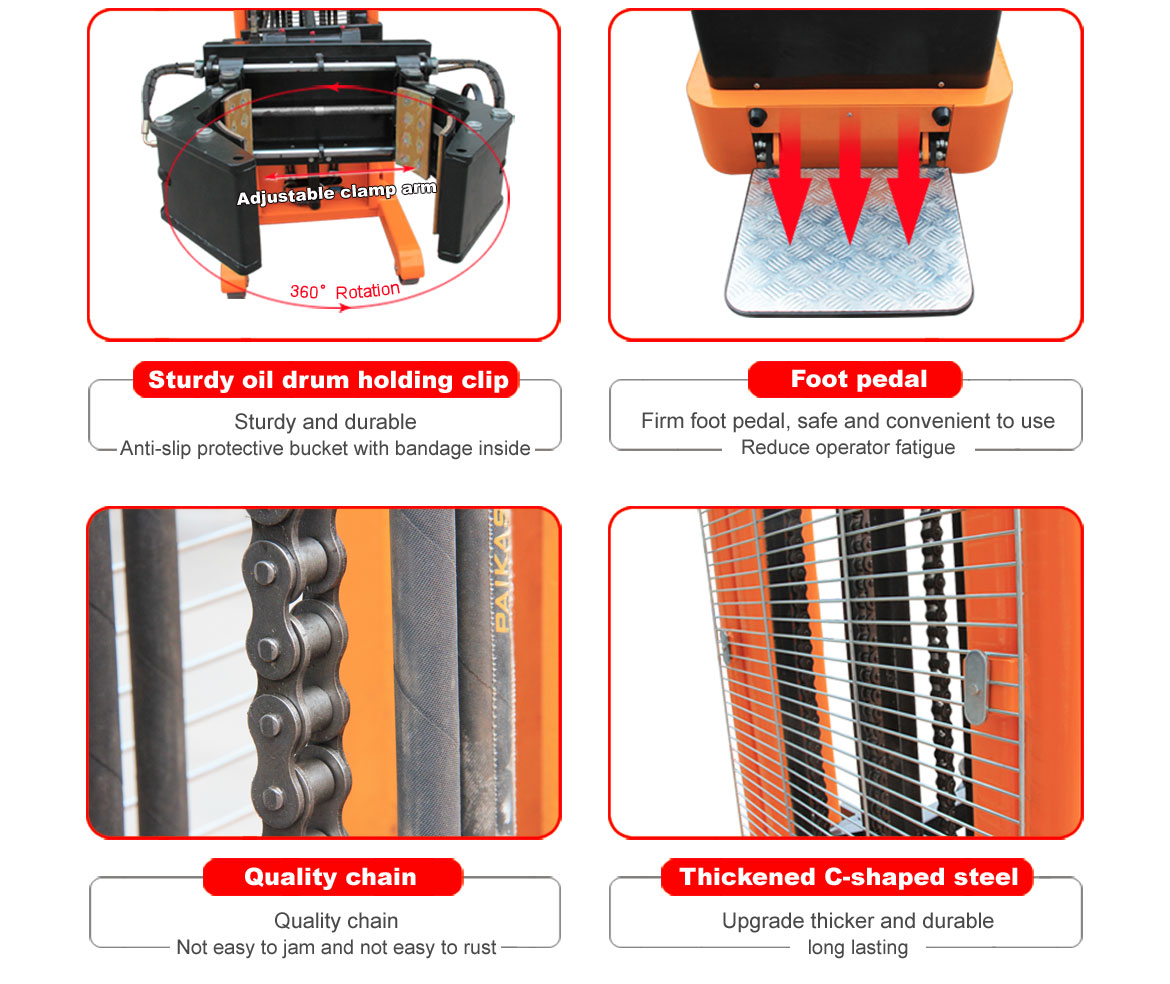 360 Degree Full Electric Counter Balance Drum Rotator