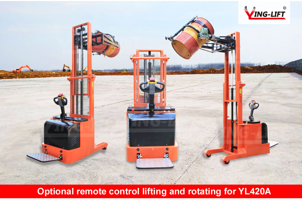 Counter Balance Full Electric Drum Carrier