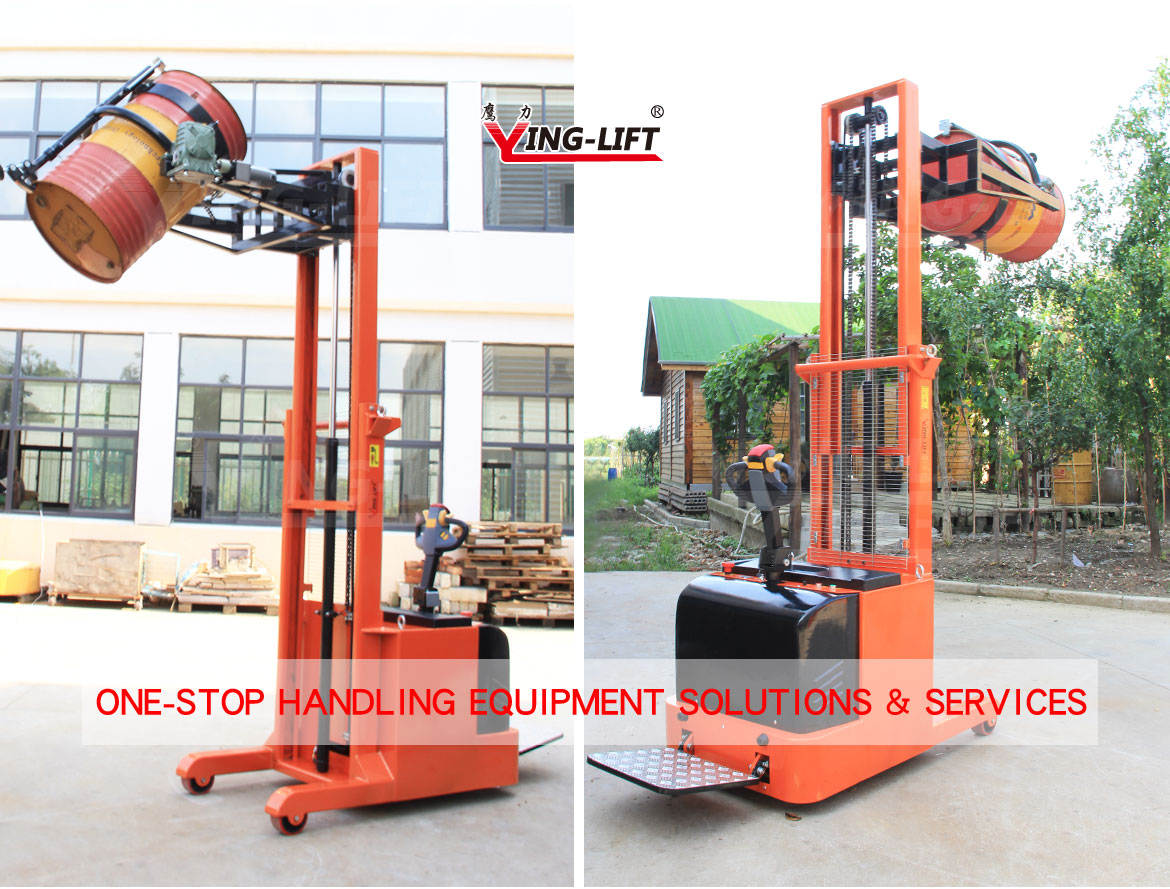 Counter Balance Full Electric Drum Carrier