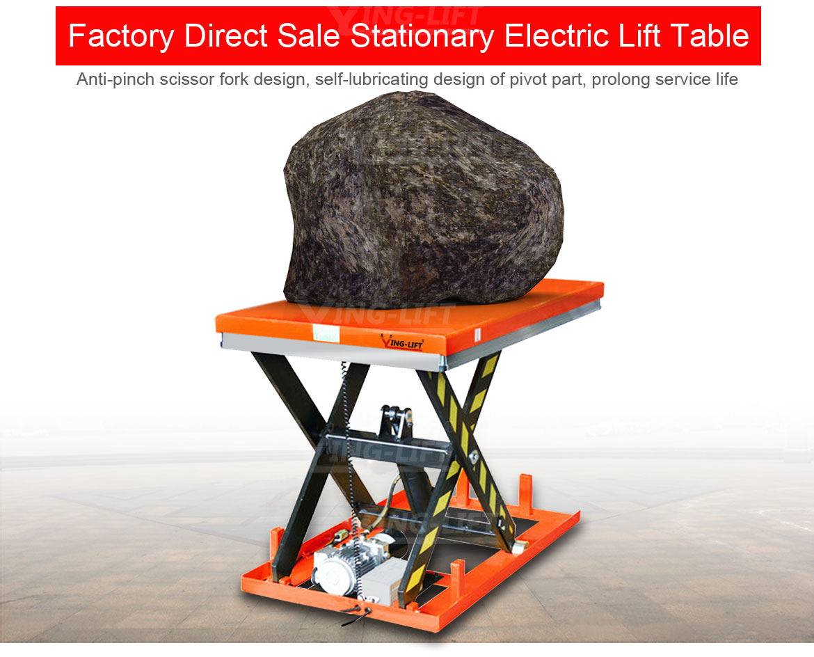 Factory Direct Sale Stationary Electric Lift Table