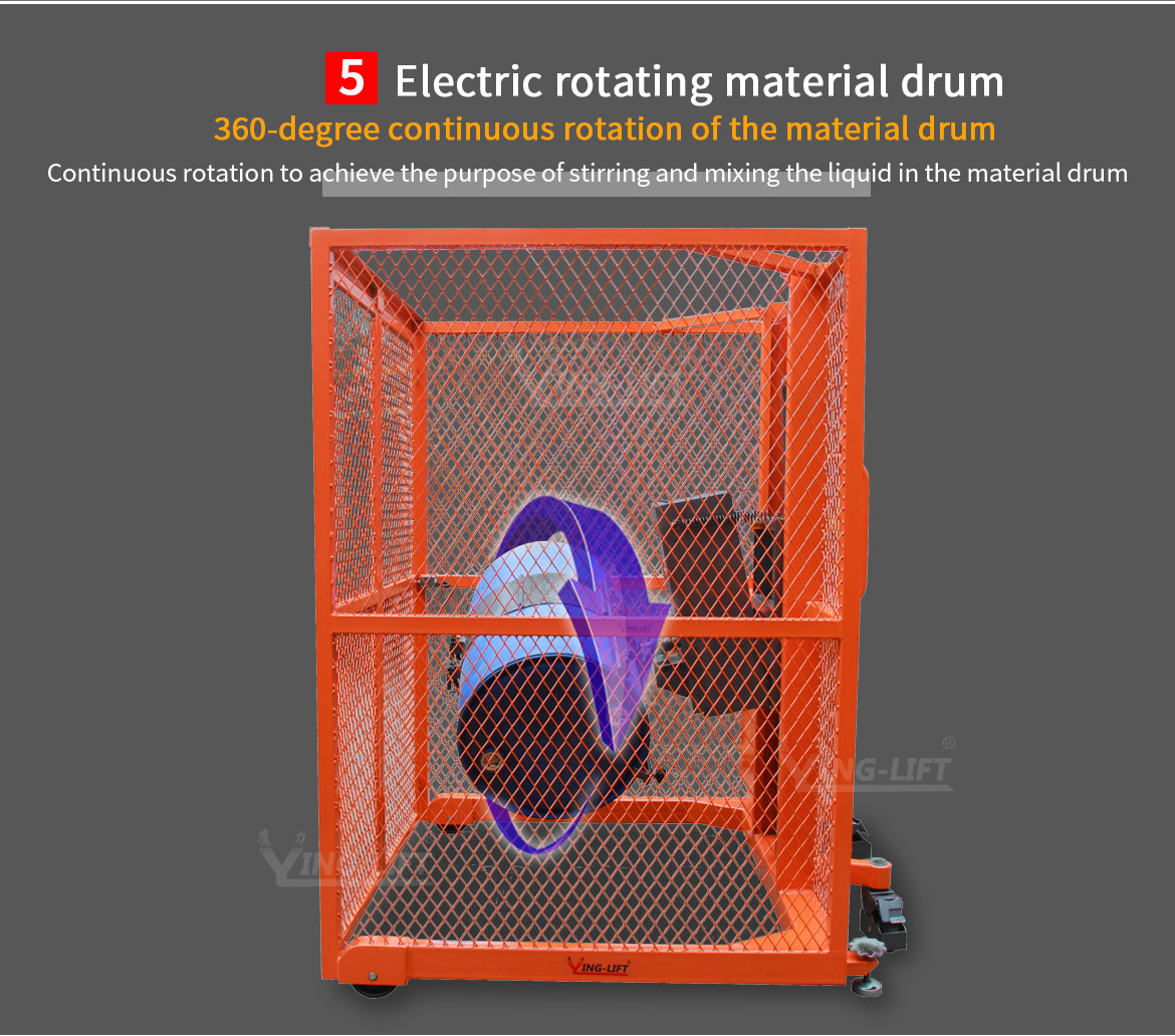 Mobile Electric Drum Mixer/Drum Rotator
