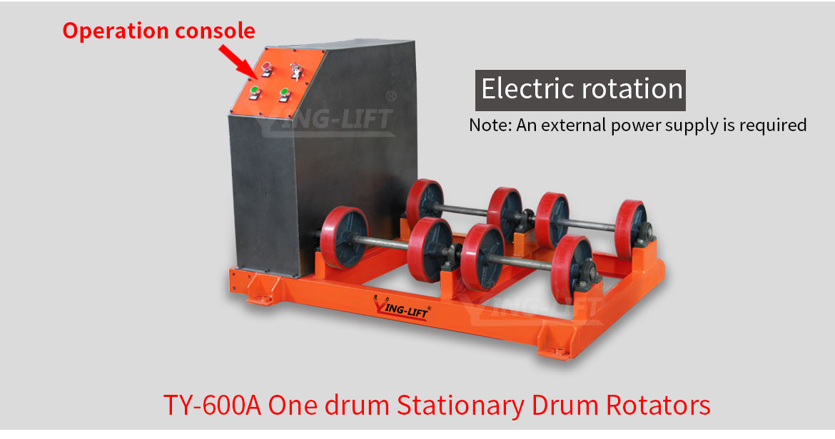 Drum Rotators - Stationary Drum Single Drum Rollers