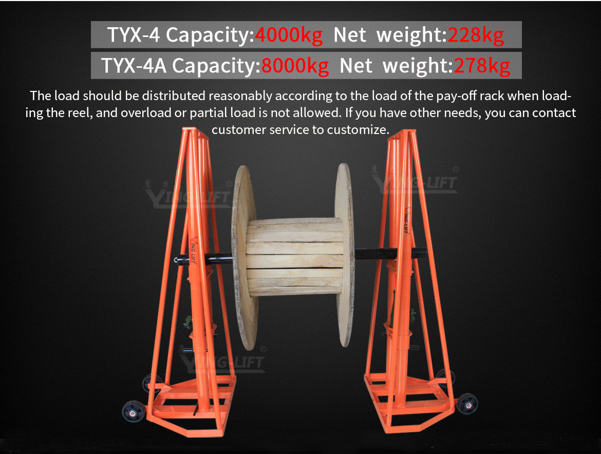 Trapezoidal hydraulic wire rack
