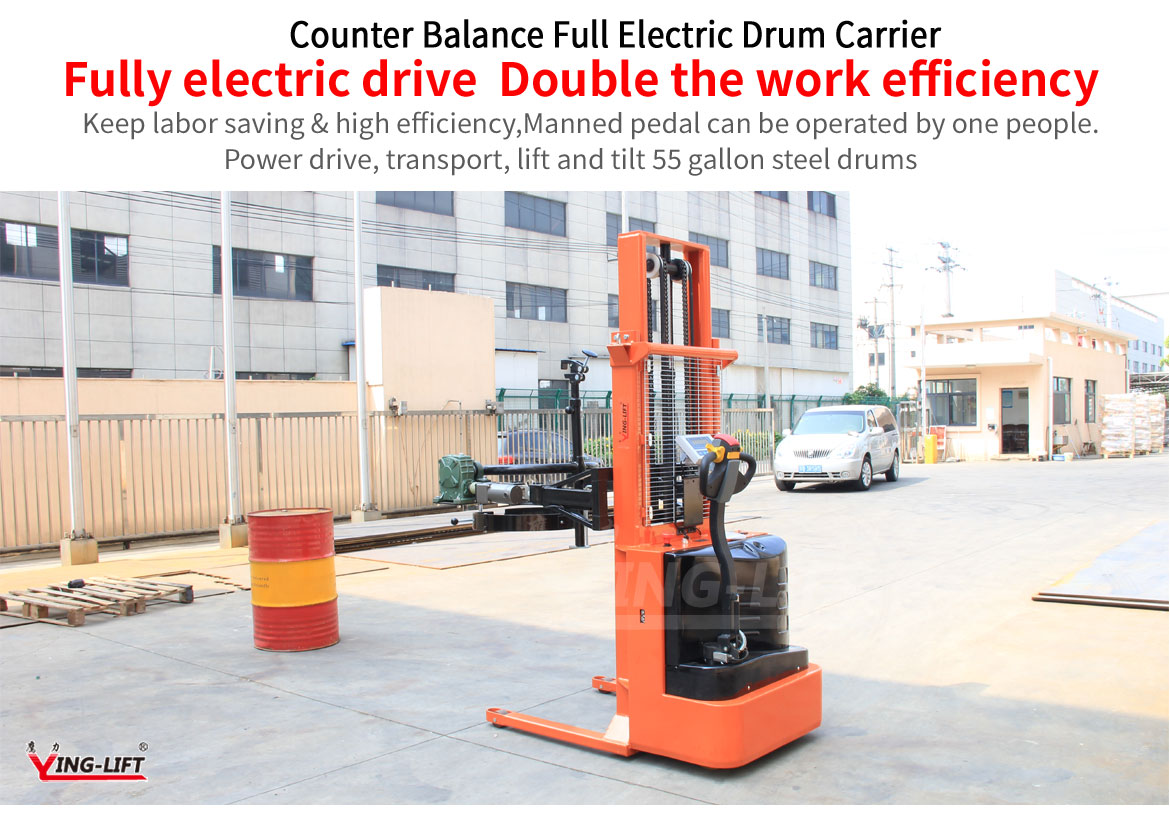 Full Electric Drum Carrier with scale