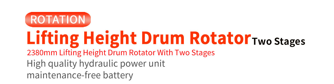 Electric Drum Rotator with Scale