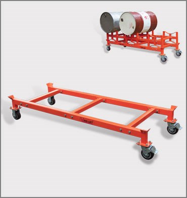 Removable Drum Stacking with Wheel Brakes