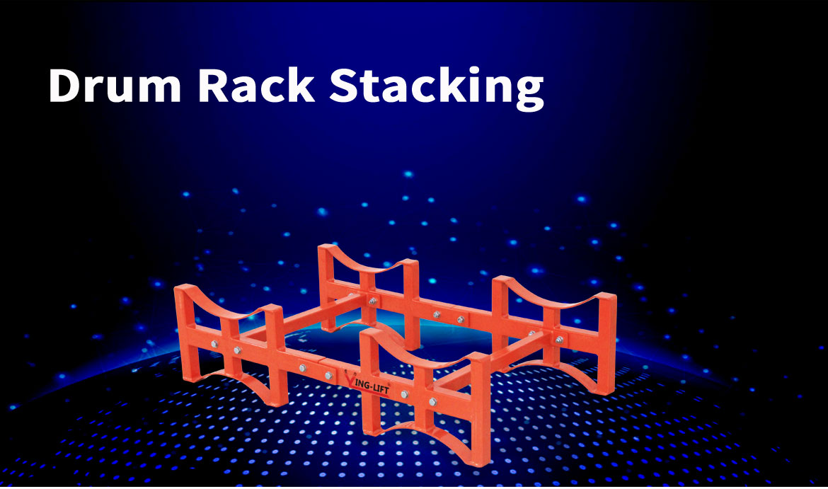 1000kg Capacity Drum Storage Rack Stacking