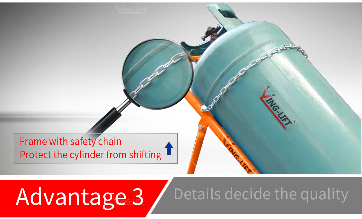 Bottle Hand Truck With Chain