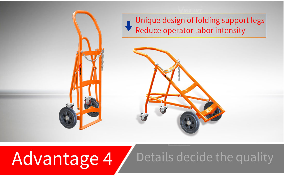 Bottle Hand Truck With Chain