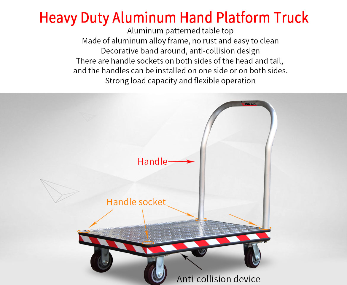 Manual Aluminium Platform Truck