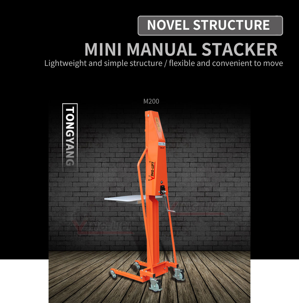 Mini Semi-electric Stacker