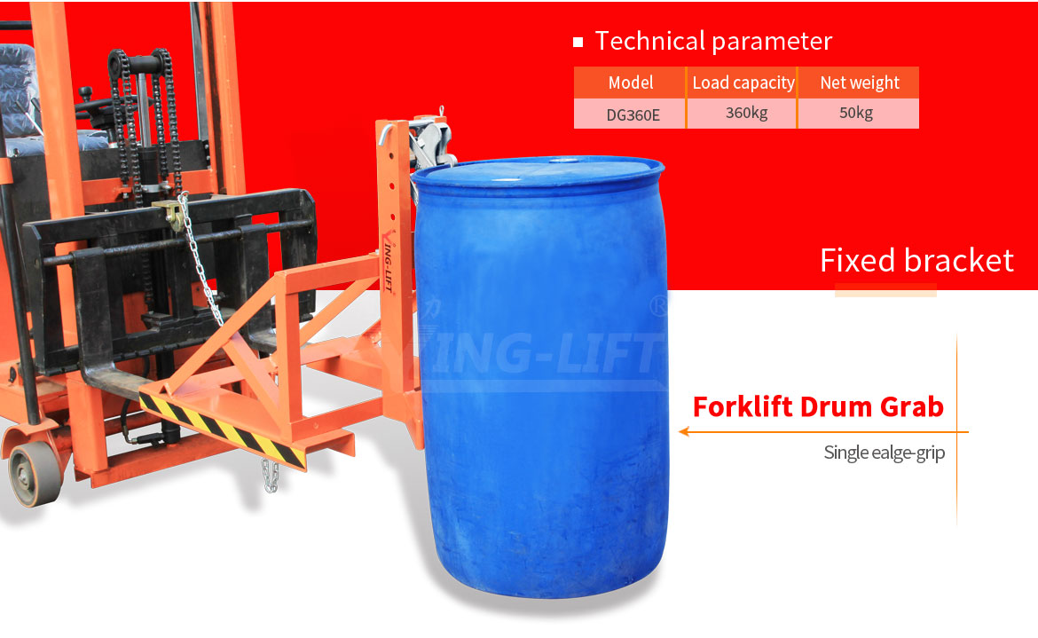 Forklift Truck Drum Lifter