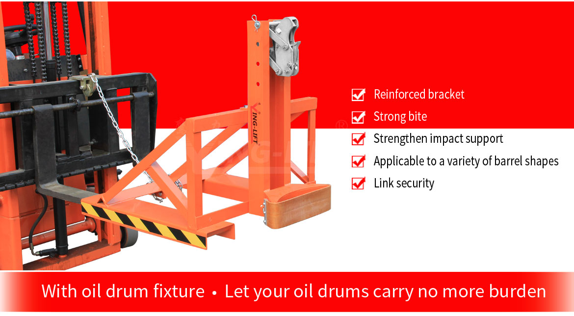 500kg Drums Grabbers With Rubber Belt