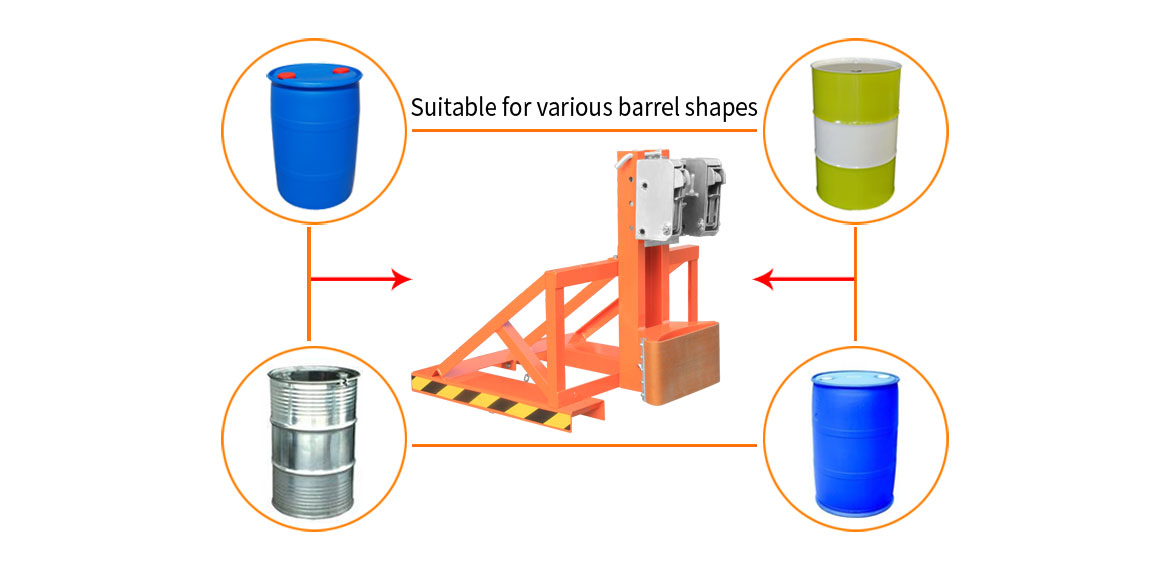 Forklift Attachments with Rubber-belt