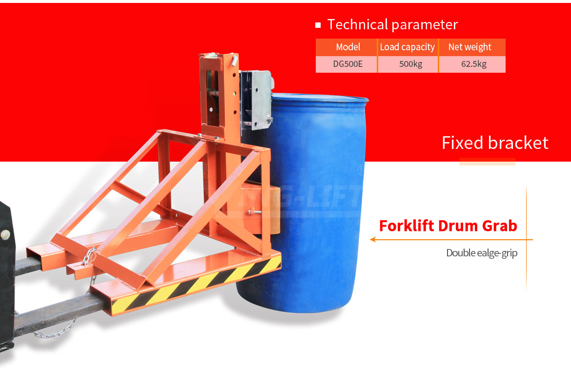 Forklift Attachments with Rubber-belt