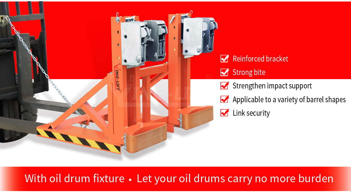 Drum Grabbers For Forklift Truck