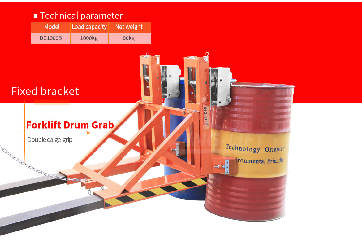 Drum Grabbers For Forklift Truck