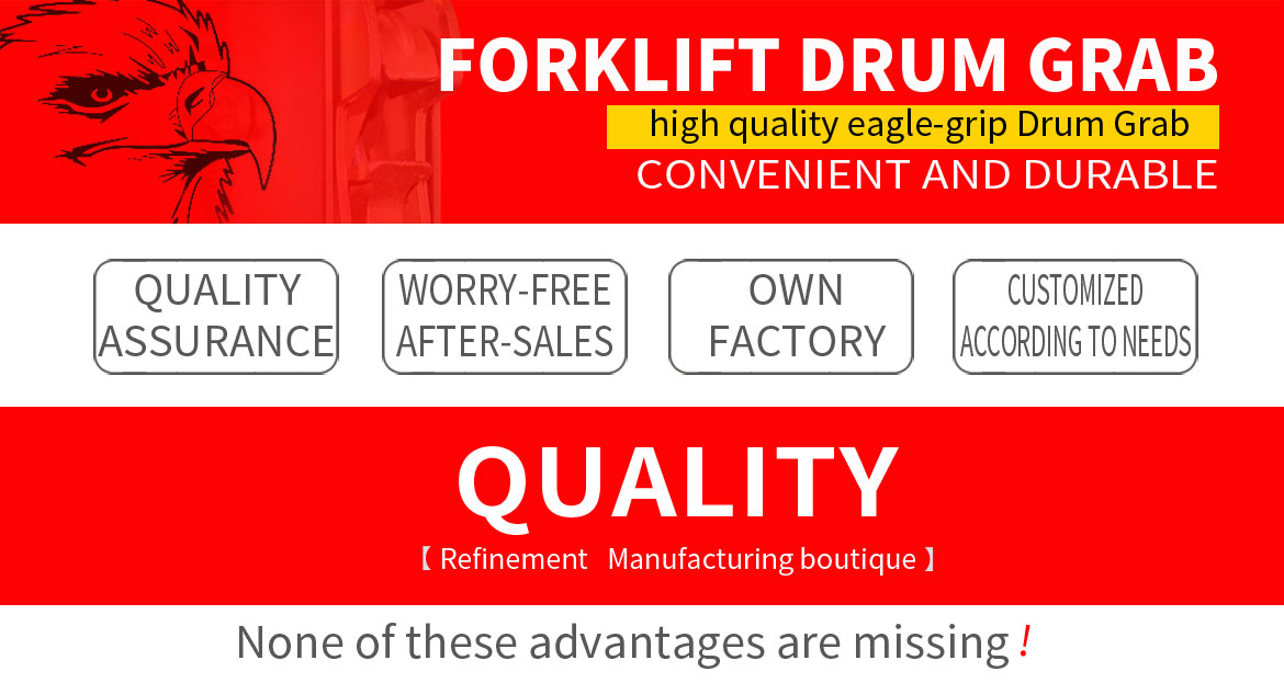 Forklift Drum Grabbers For Double Drums