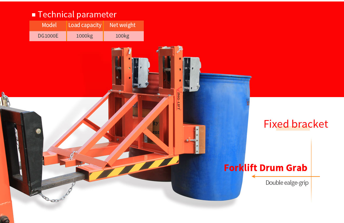 Froklift Mounted Drum Grabbers for Sale