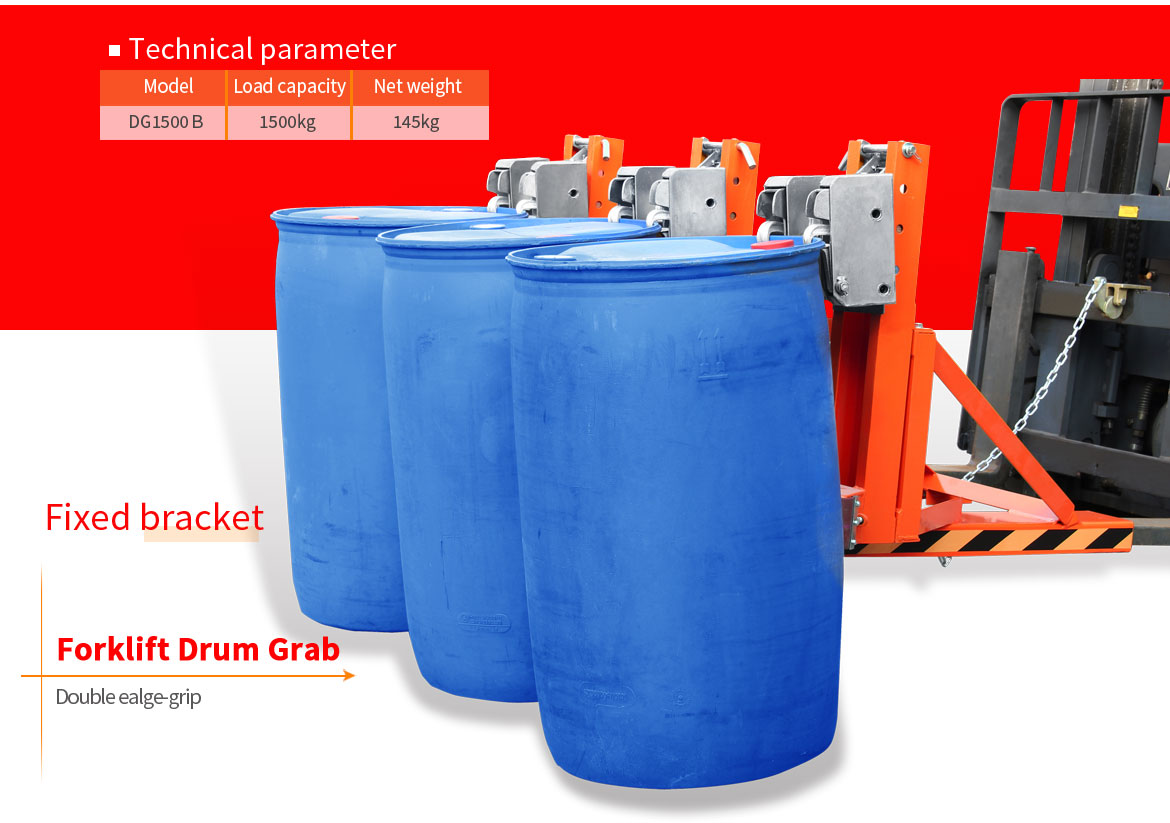 Forklift Truck Drum Grabbers