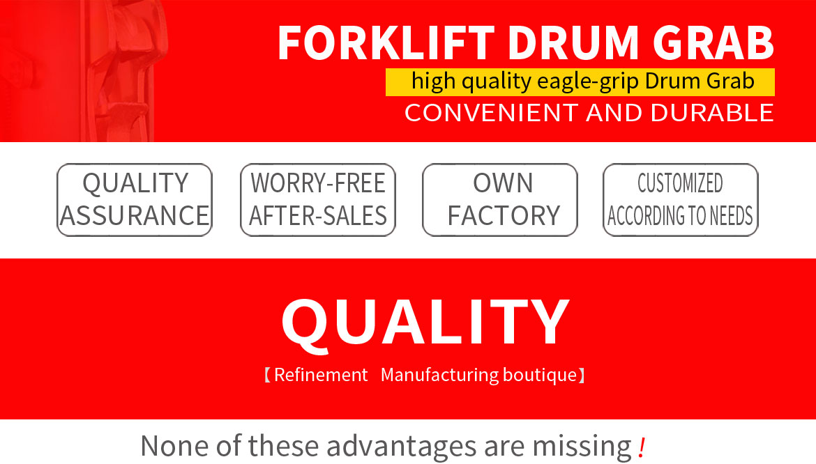 Heavy Duty Forklift Mounted Drum Grab