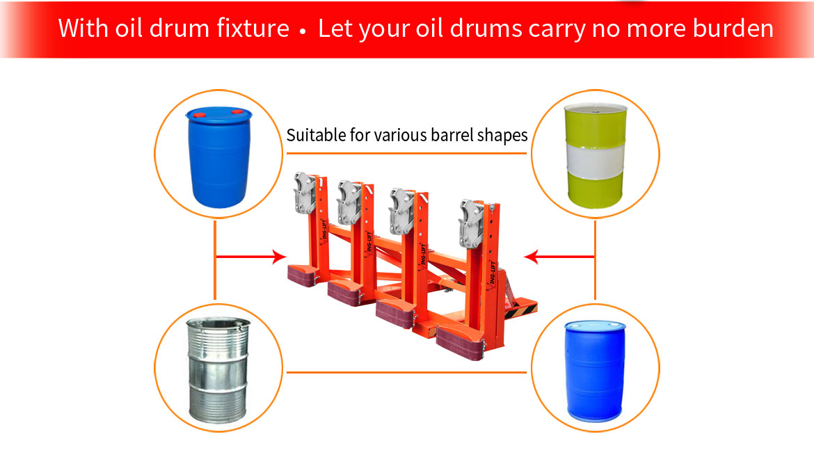 Rimmed Steel& Fiber Or Plastic Drums Grabbers