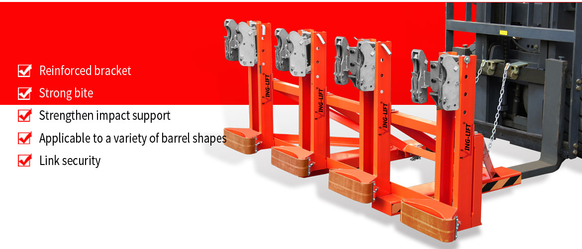 Drum Grabber Forklift Attachments