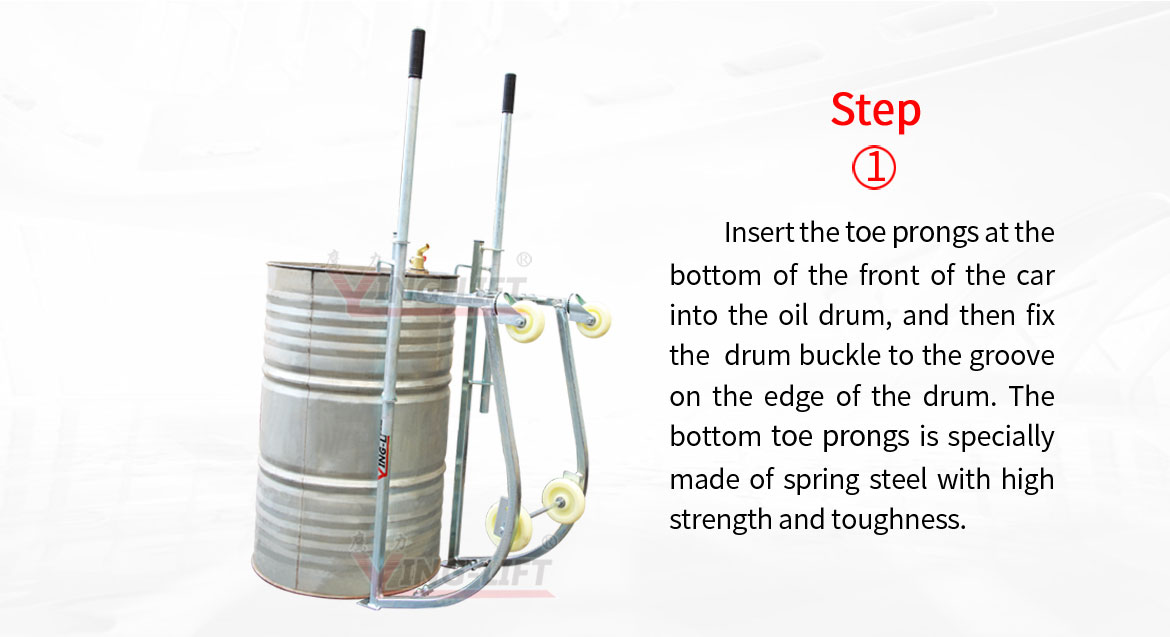 Heavy Duty Wheels Drum Cradle With Steel Handles