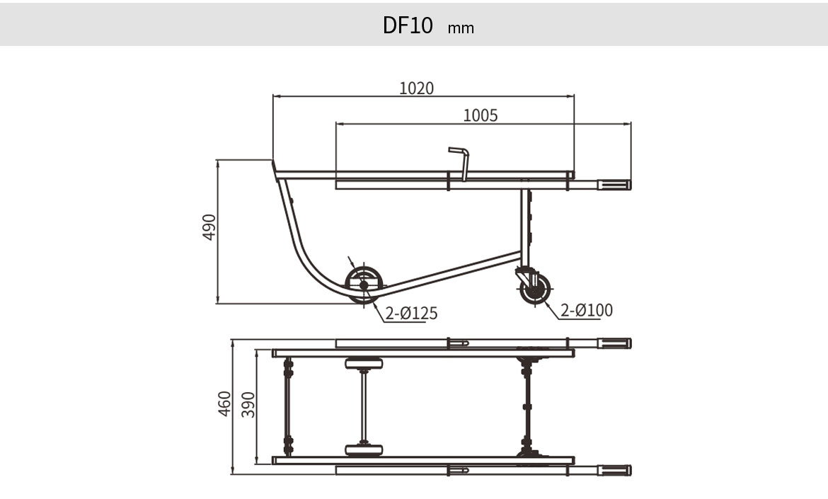 Heavy Duty Wheels Drum Cradle With Steel Handles