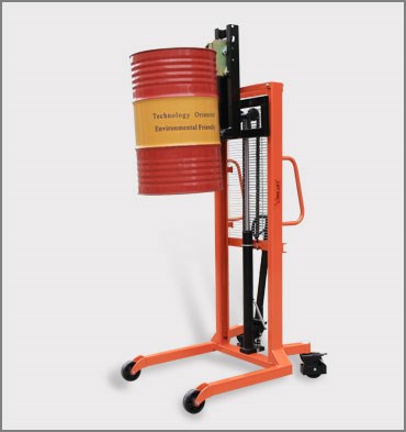 Manual Hydraulic Drum Lifting Stacker with 1500mm Lifting height
