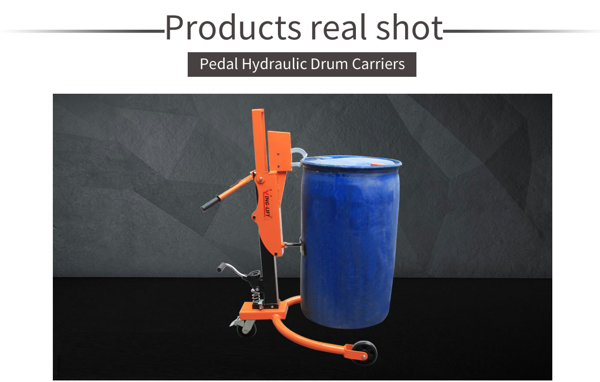 High Quality Low Profile Hydraulic Drum Trucks