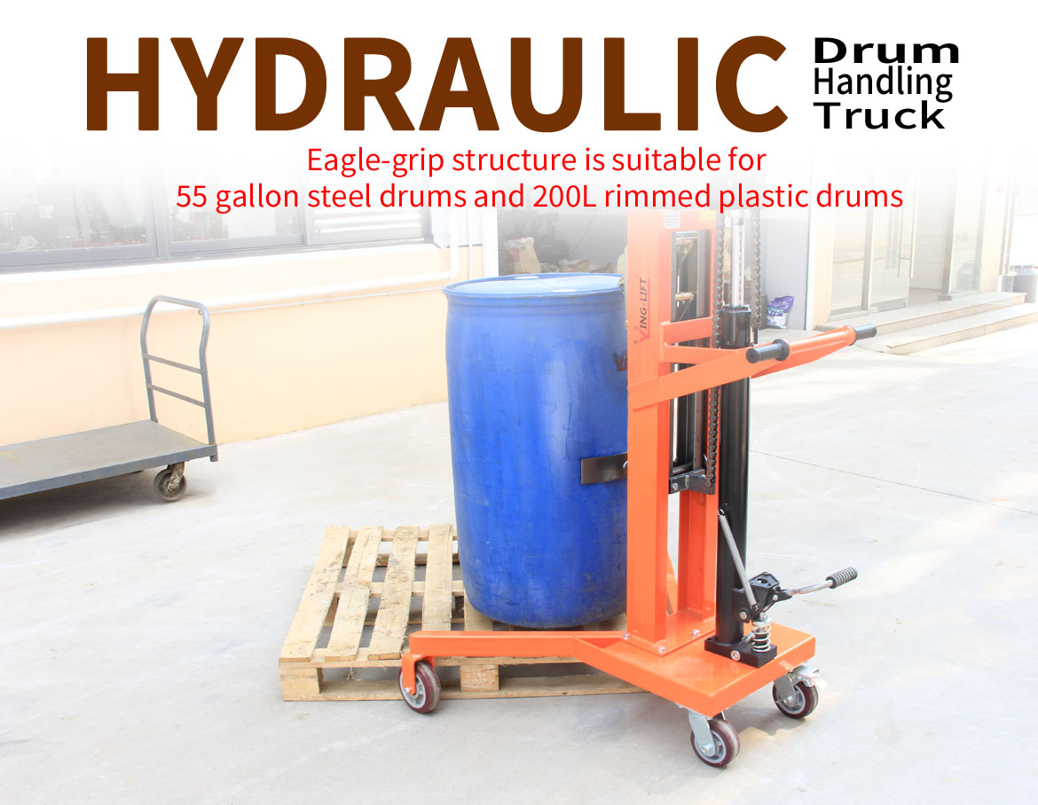 V-Shaped Foot Operated Hydraulic Drum Transporters