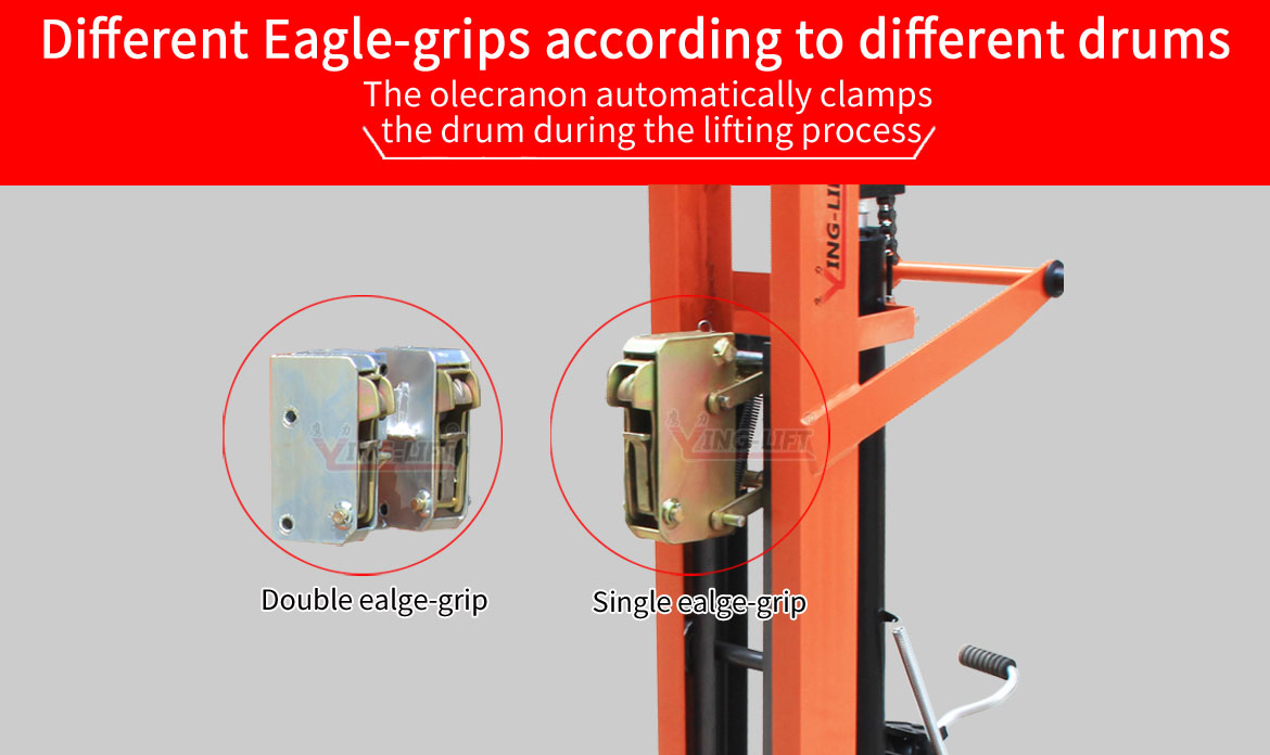 V-Shaped Foot Operated Hydraulic Drum Transporters