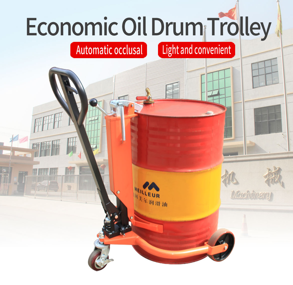 Economic Oil Drum Trolley
