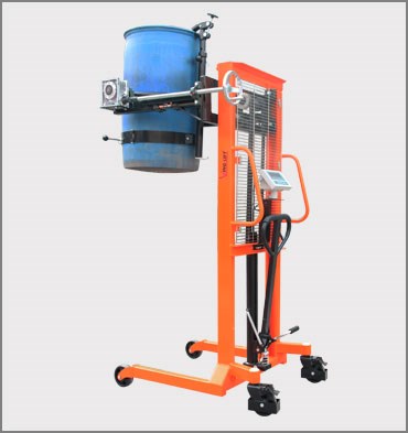 Weighing Scale Foot Pedal Hydraulic Drum Rotator/Stacker