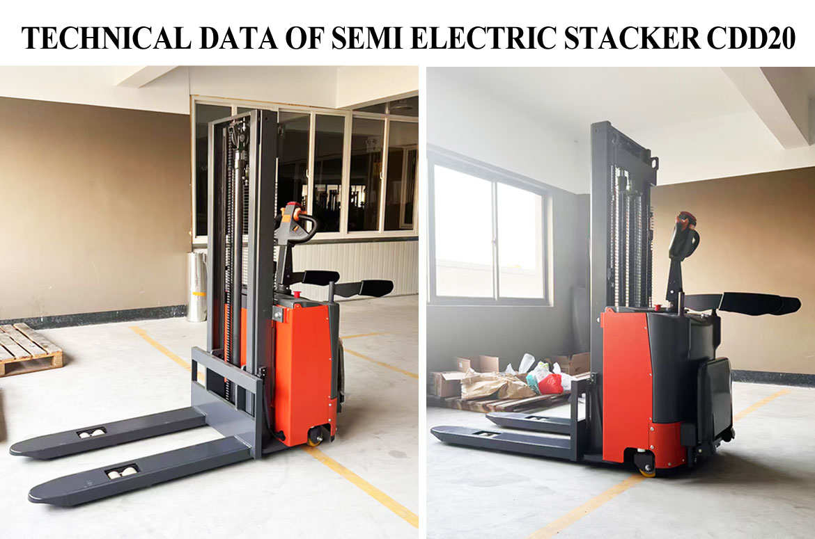 Technical data of electric stacker YLFES15E