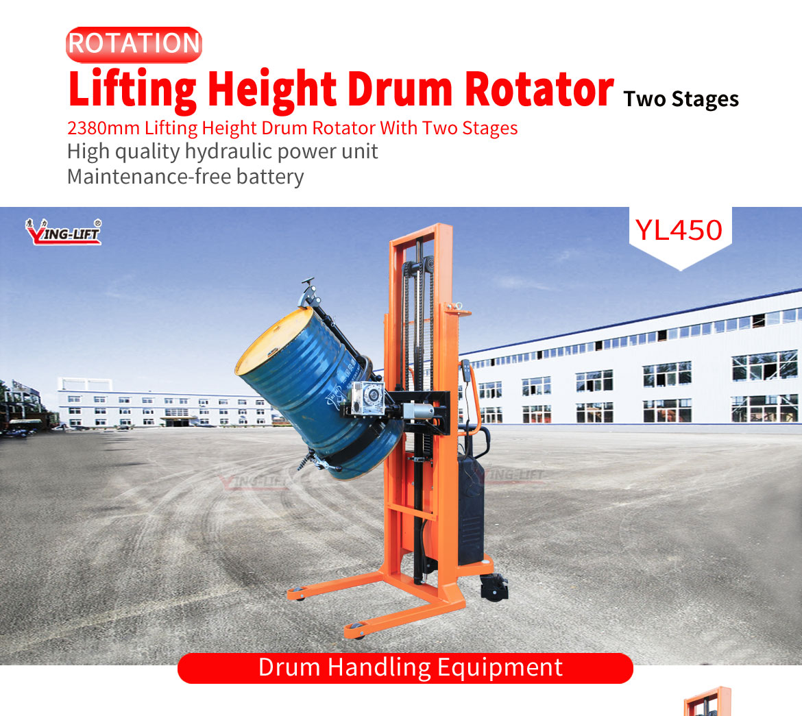 Drum Rotator With Two Stages