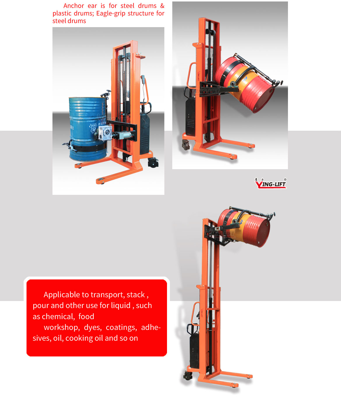 Drum Rotator With Two Stages