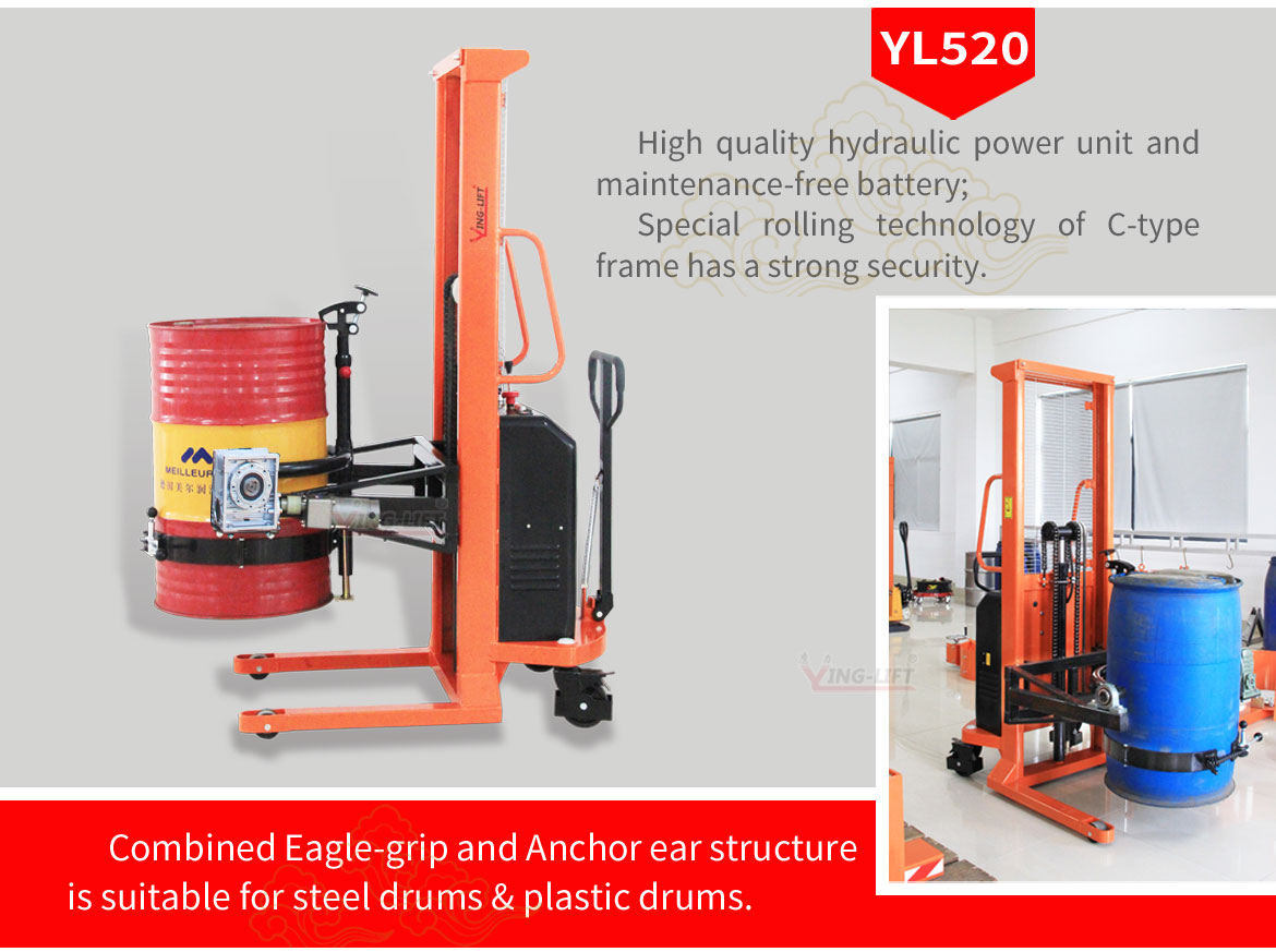 Semi Electric Drum Lifter Cum Tilter