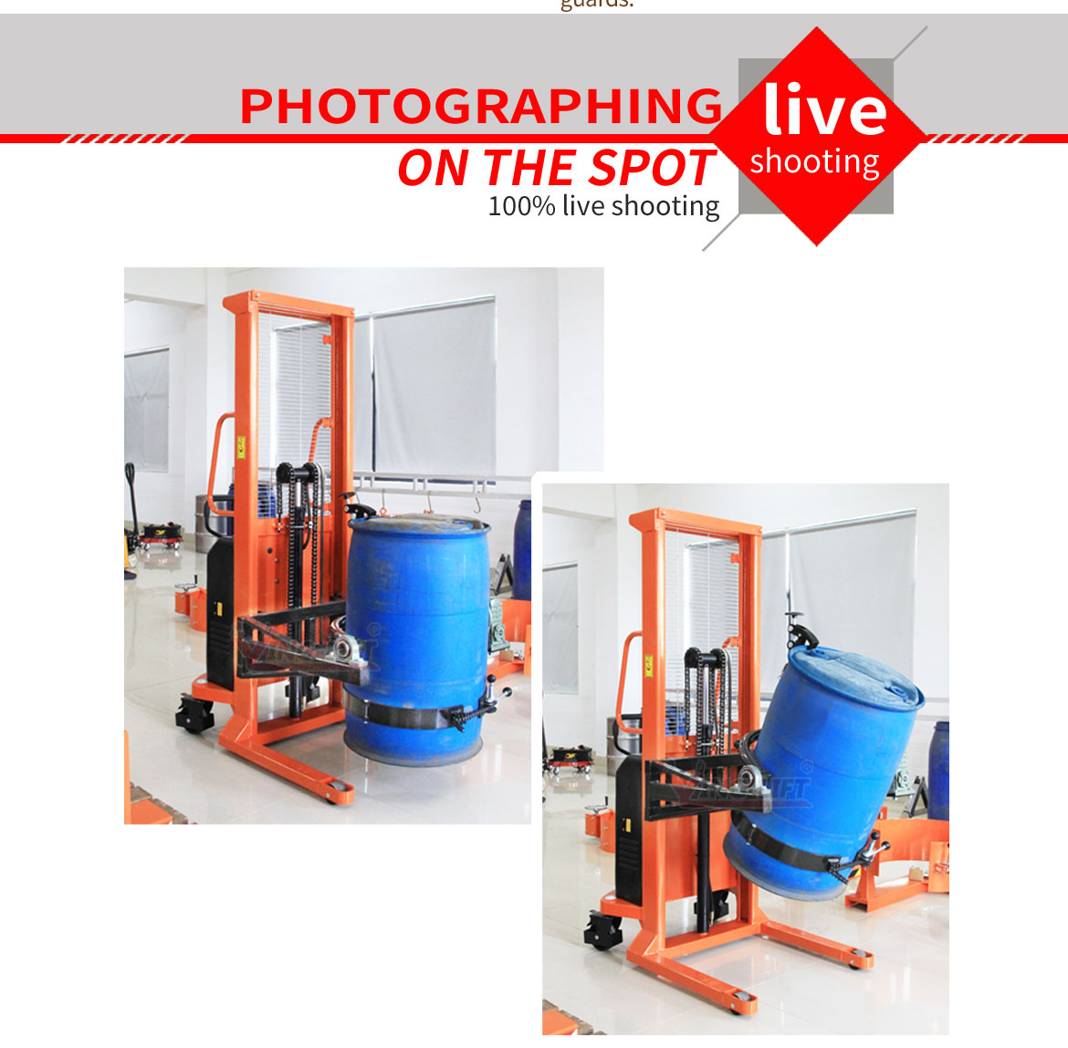 Semi Electric Drum Lifter Cum Tilter