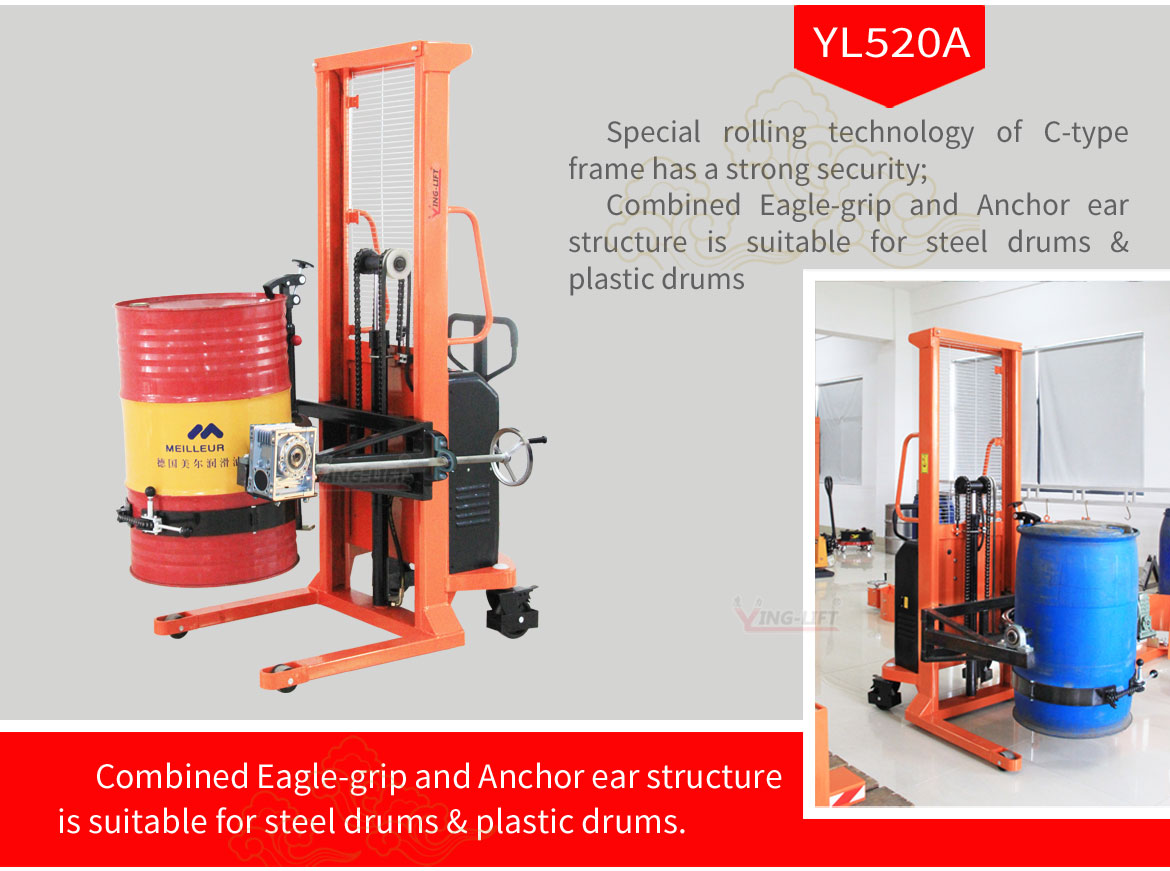 Semi Electric Drum Lifter Cum Tilter