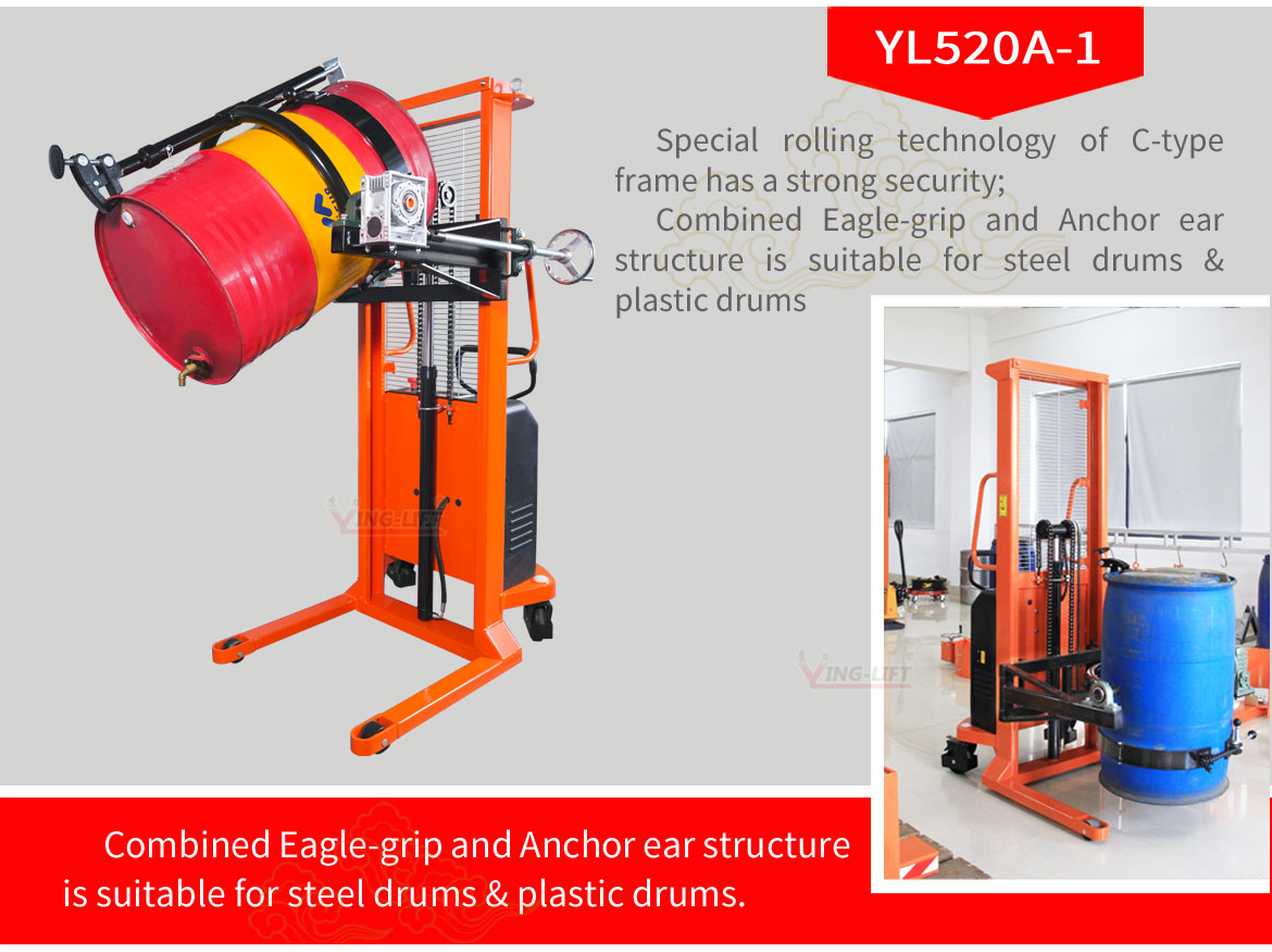 Semi Electric Drum Lifter Cum Tilter