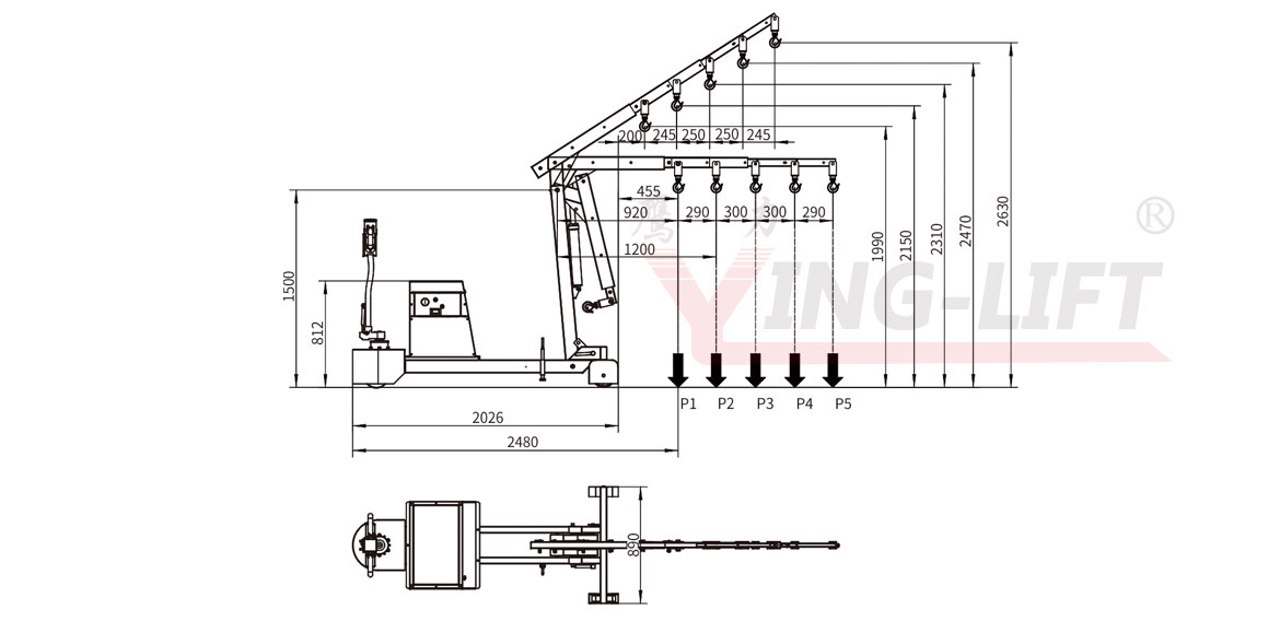 Counter-Balanced Shop Crane