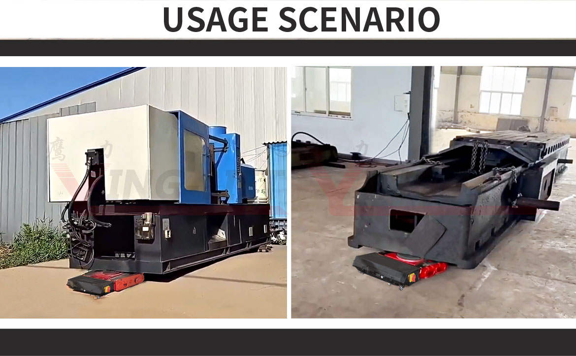 360°Rotational Heavy-Duty Powered Load Moving Skates